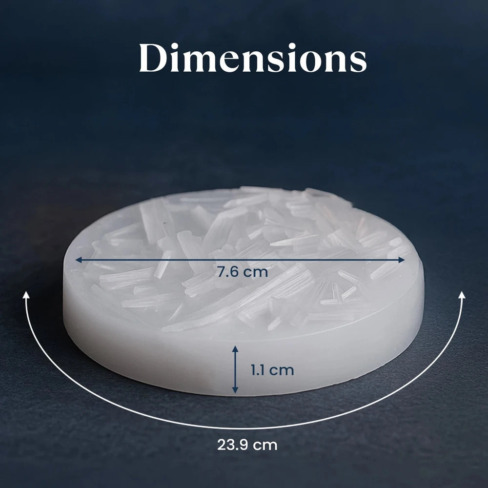 Raw Moroccan Selenite Plate