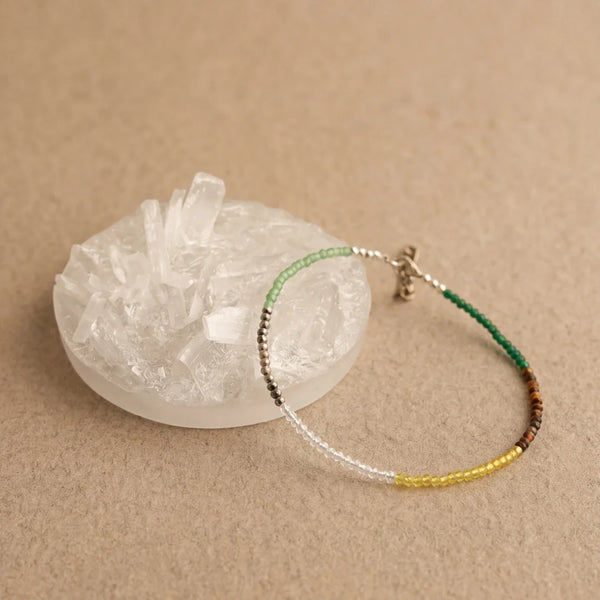 Dhan Yog Anklet with Free Raw Selenite Plate
