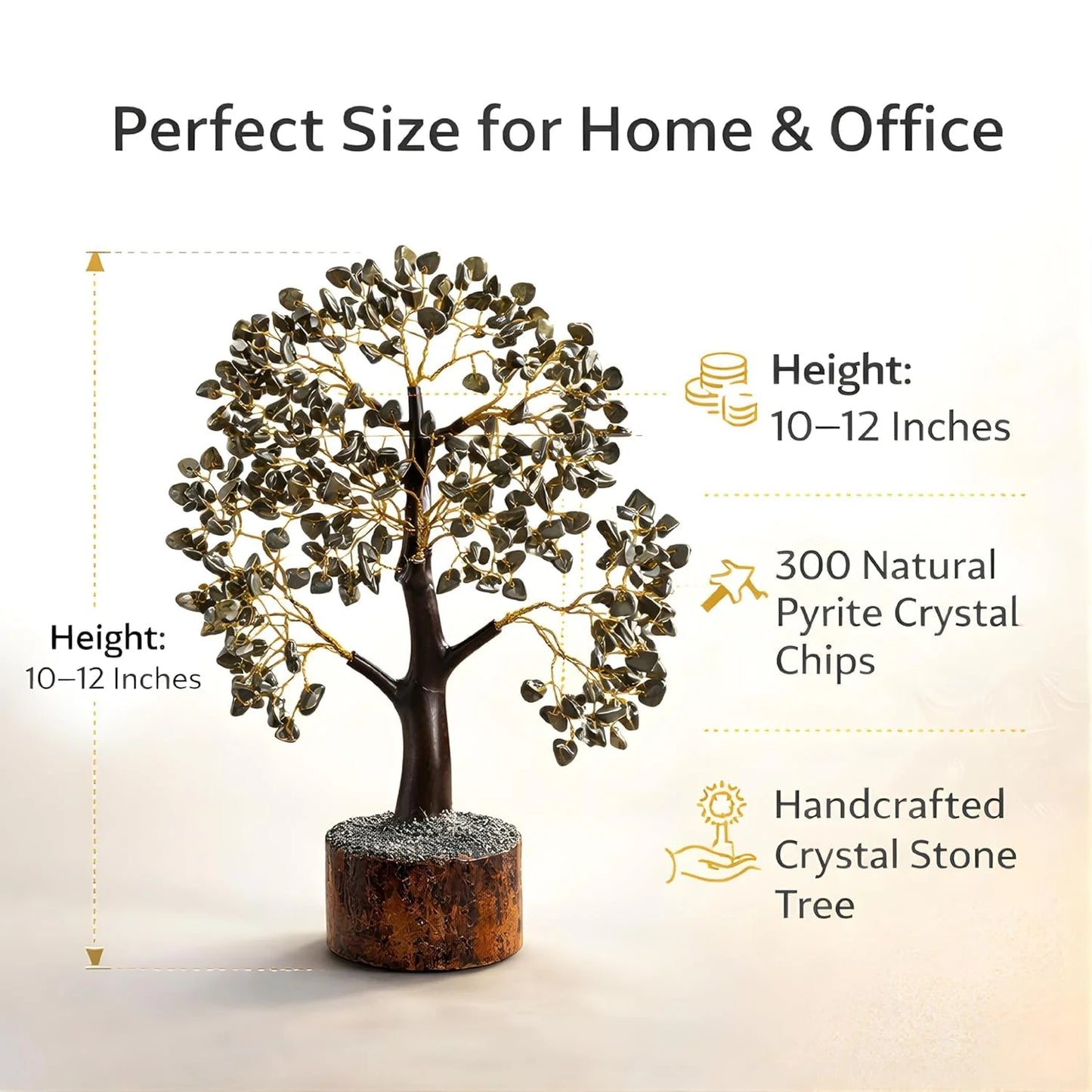 Pyrite Crystal Tree for Money