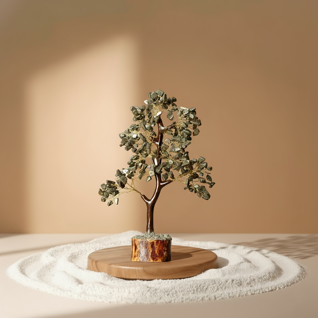 Pyrite Crystal Tree for Money