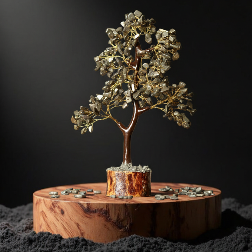 Pyrite Crystal Tree for Money