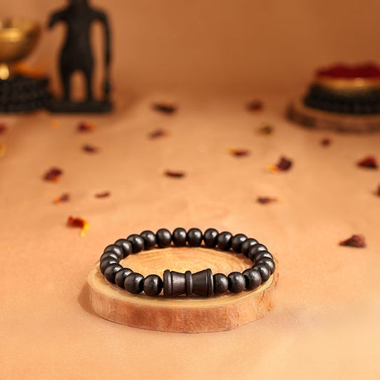 Karungali Malai Damru Bracelet
