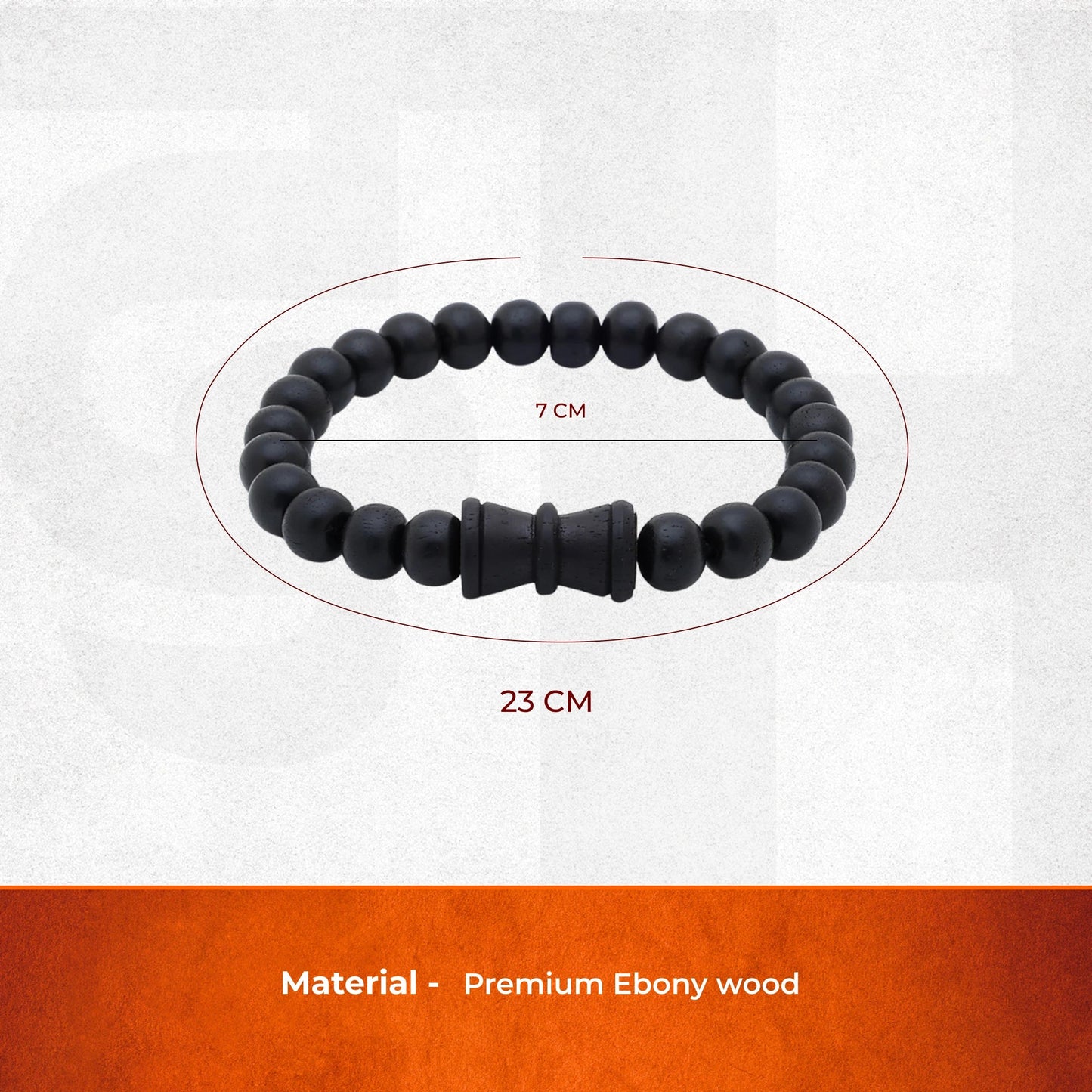 Karungali Malai Damru Bracelet