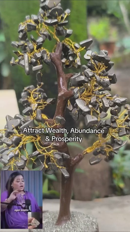 Pyrite Crystal Tree for Money