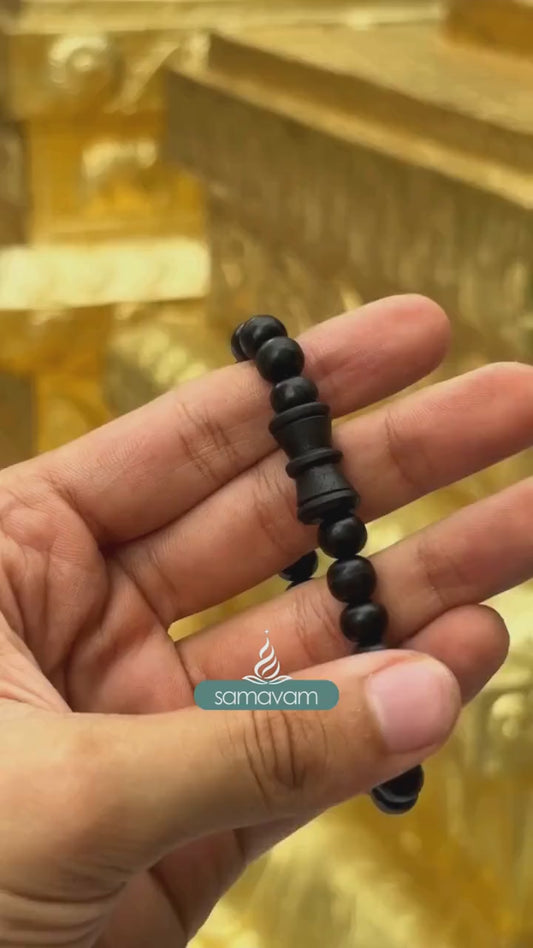 Karungali Malai Damru Bracelet