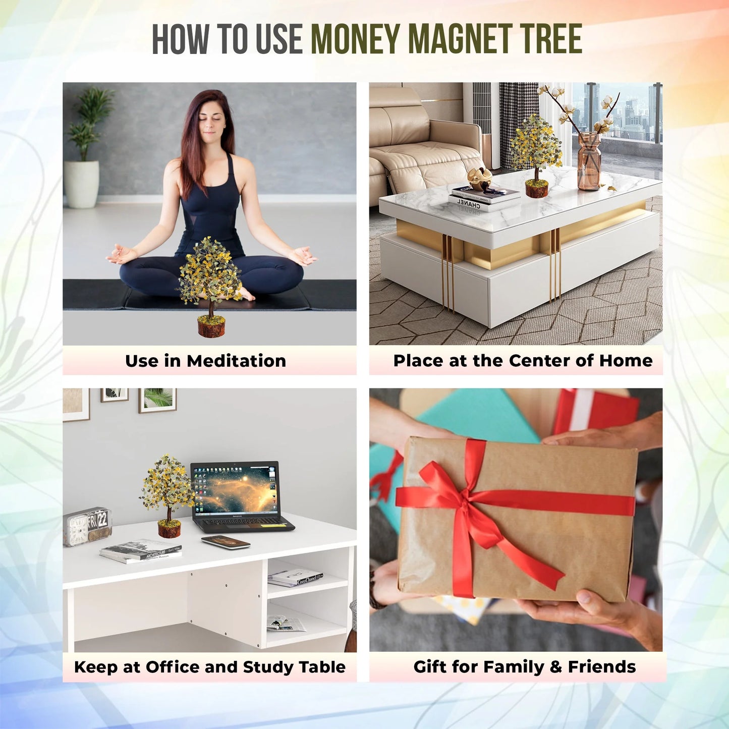 Money Magnet Crystal Tree